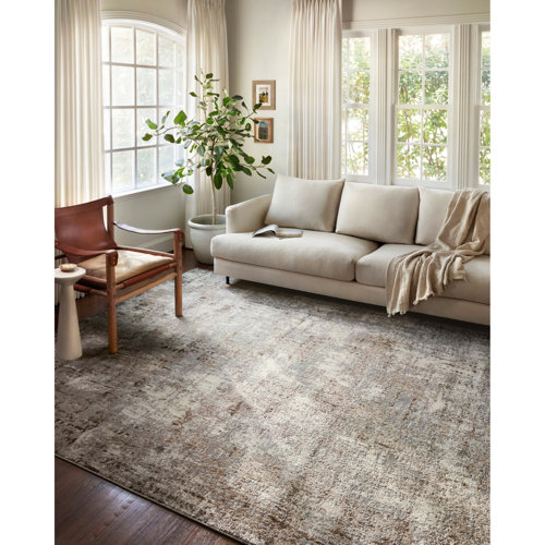 17 Stories Berngerus Natural/Mocha Rug & Reviews Wayfair